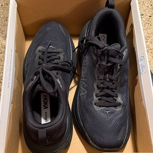 Hoka Bondi8 Men's Black Athletic Shoes